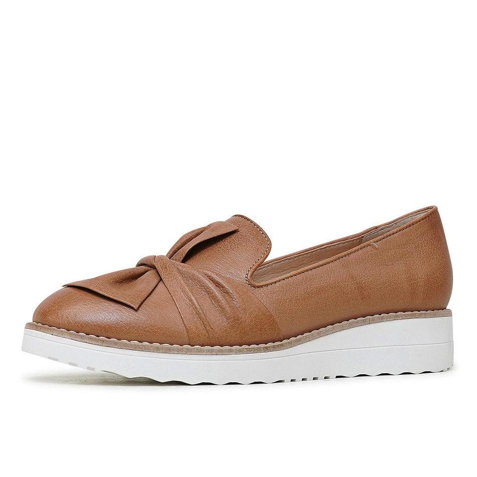 Oclem Tan Leather Loafers