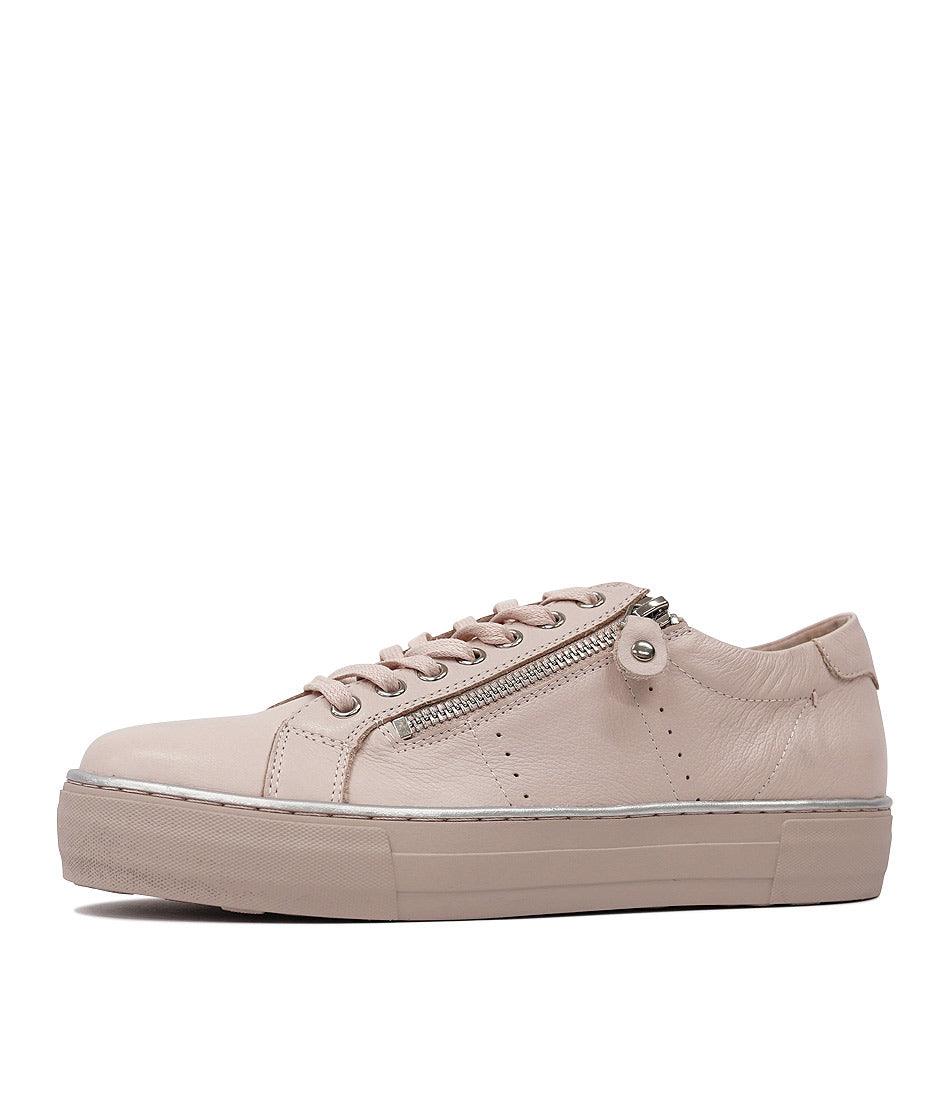 Froggy Dusty Pink Leather Sneakers