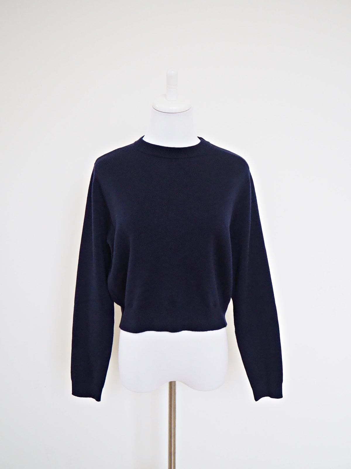 VOLER チュール付きニット NAVY – SALLURE