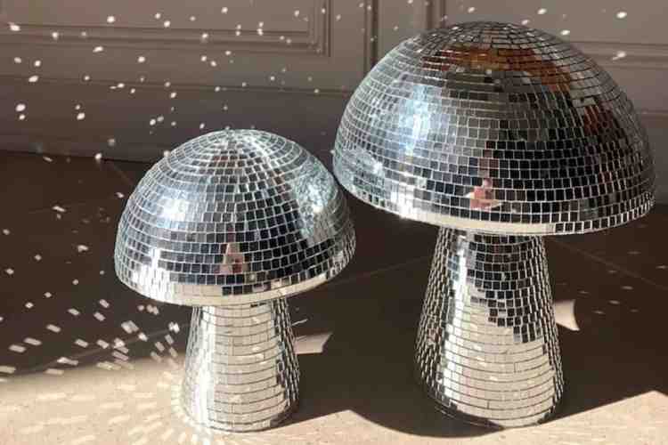 adding a touch of whimsy the endearing mushroom shaped disco light serves as an ideal statement piece in furniture decor
