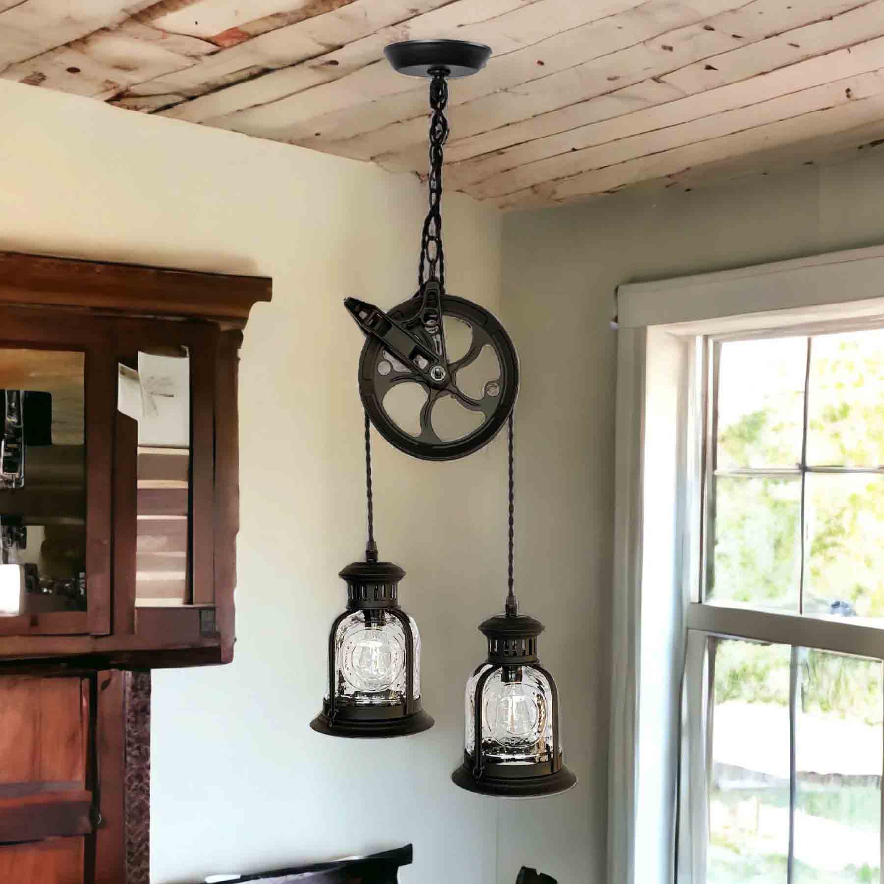 barn pulley style highlights the luxurious and rustic elements that this style brings