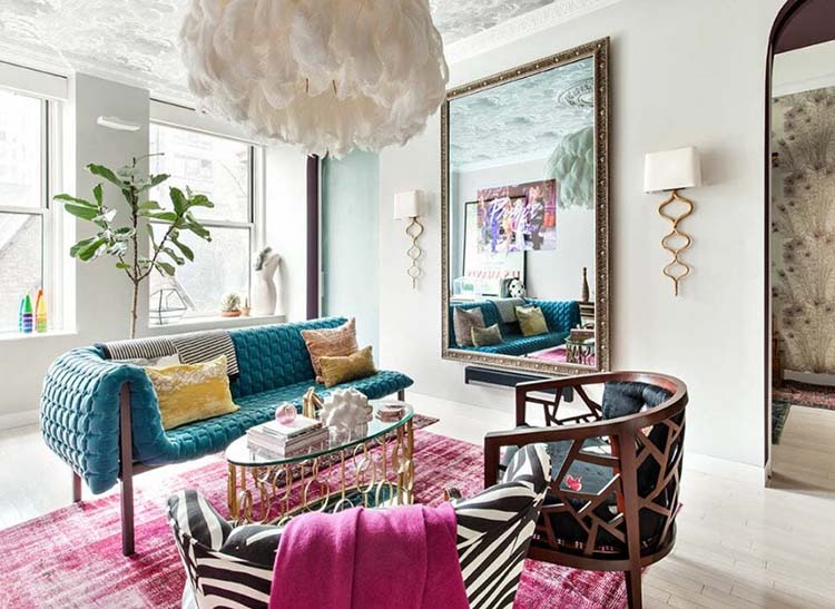 bohemian style charm lies in its vibrant colors