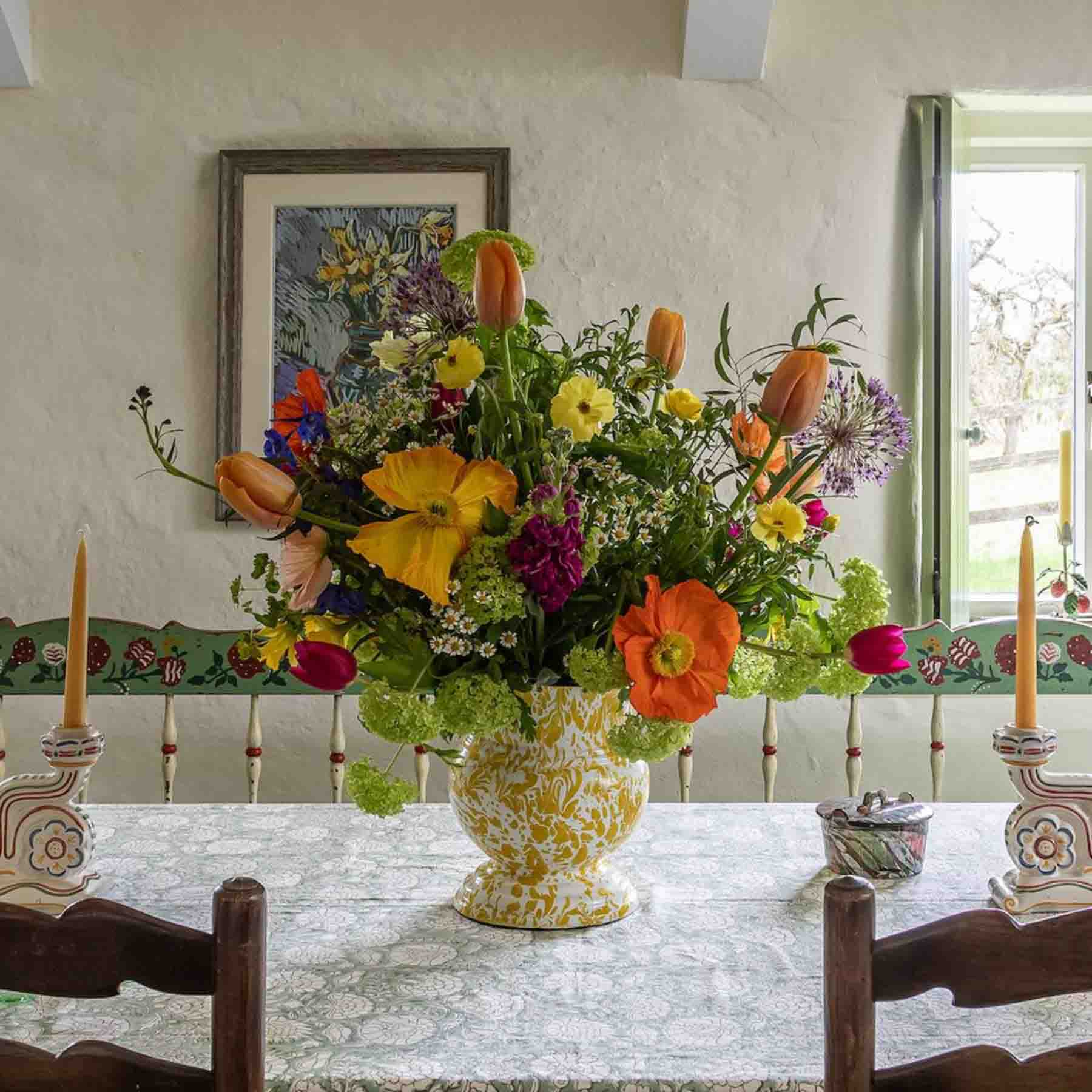 bringing nature into the kitchen is one of the most effective ways to welcome the spring
