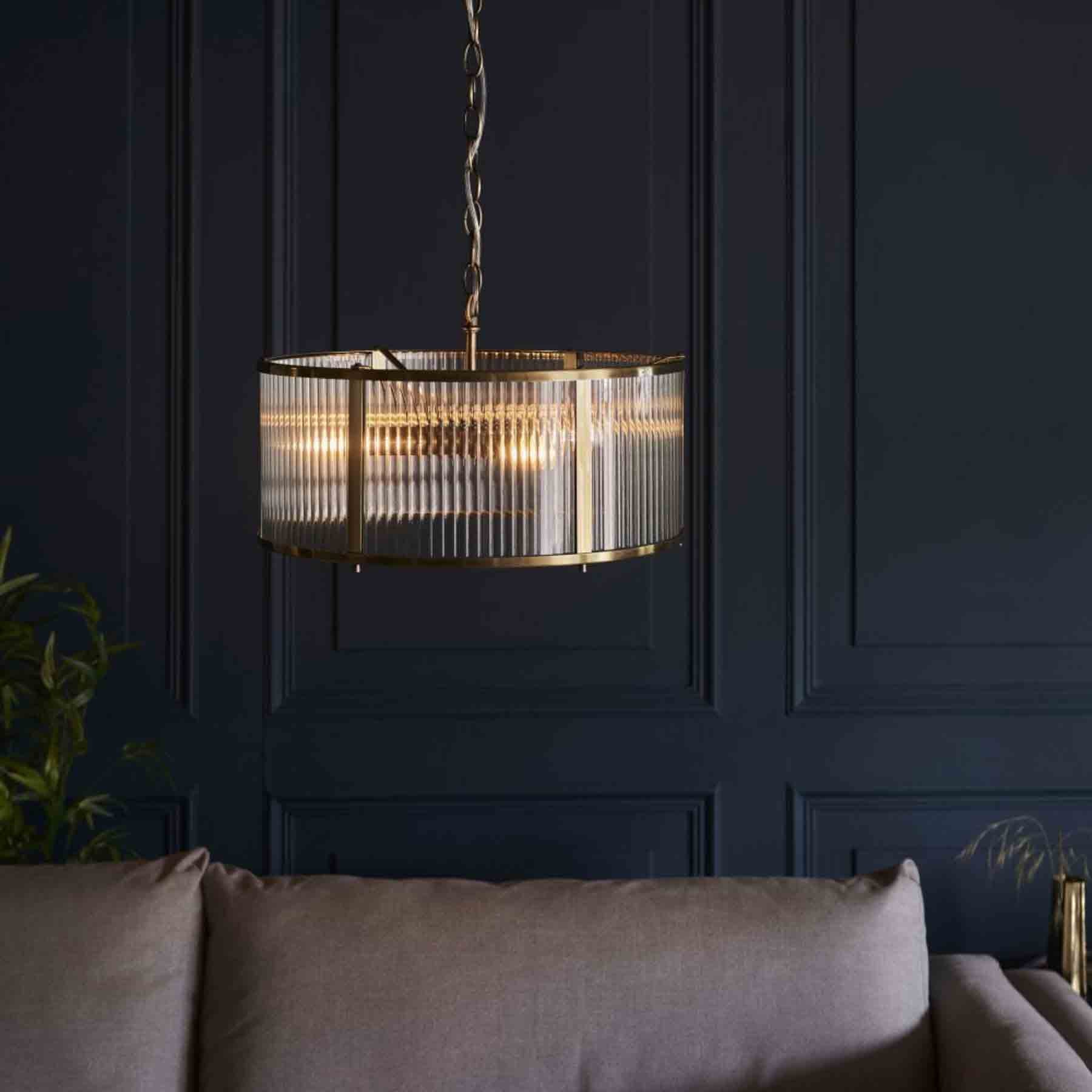 consider a coordinated appearance by pairing it with a complementary flush light