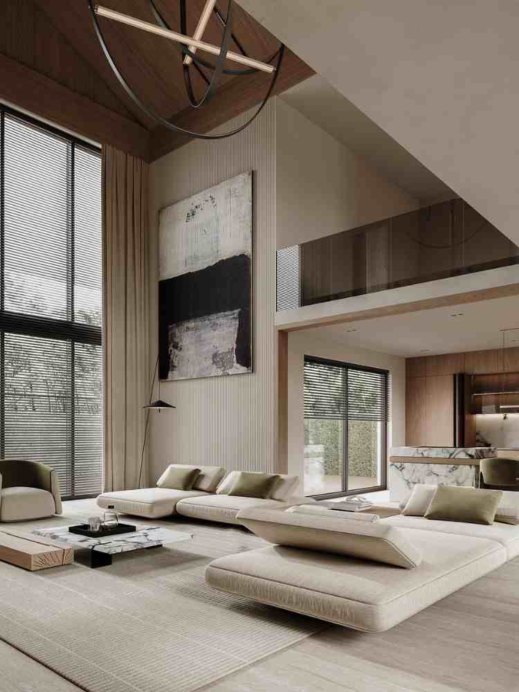 contemporary furniture prioritizes comfort creating cozy living spaces