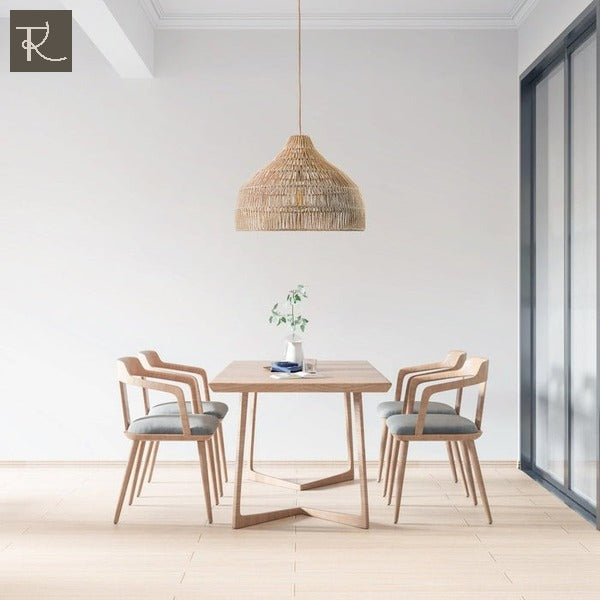 dreamy palm fibers pendant lights add warmth to outdoor spaces