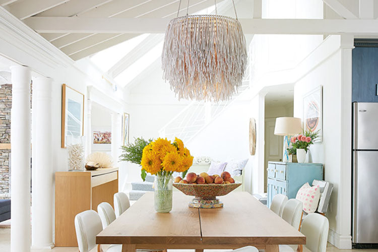 each light fixture adds its own unique style to the overall atmosphere