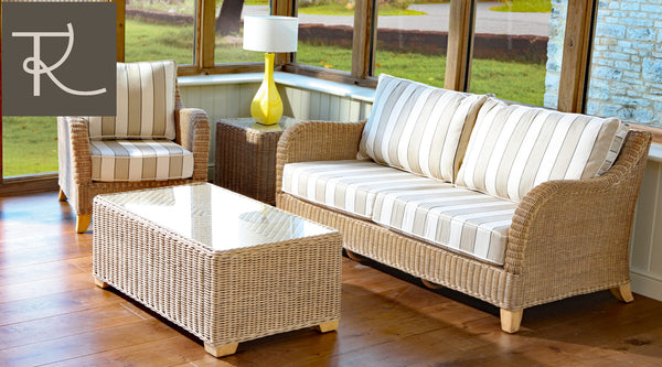 furniture made from natural rattan has many suitable options for indoor spaces