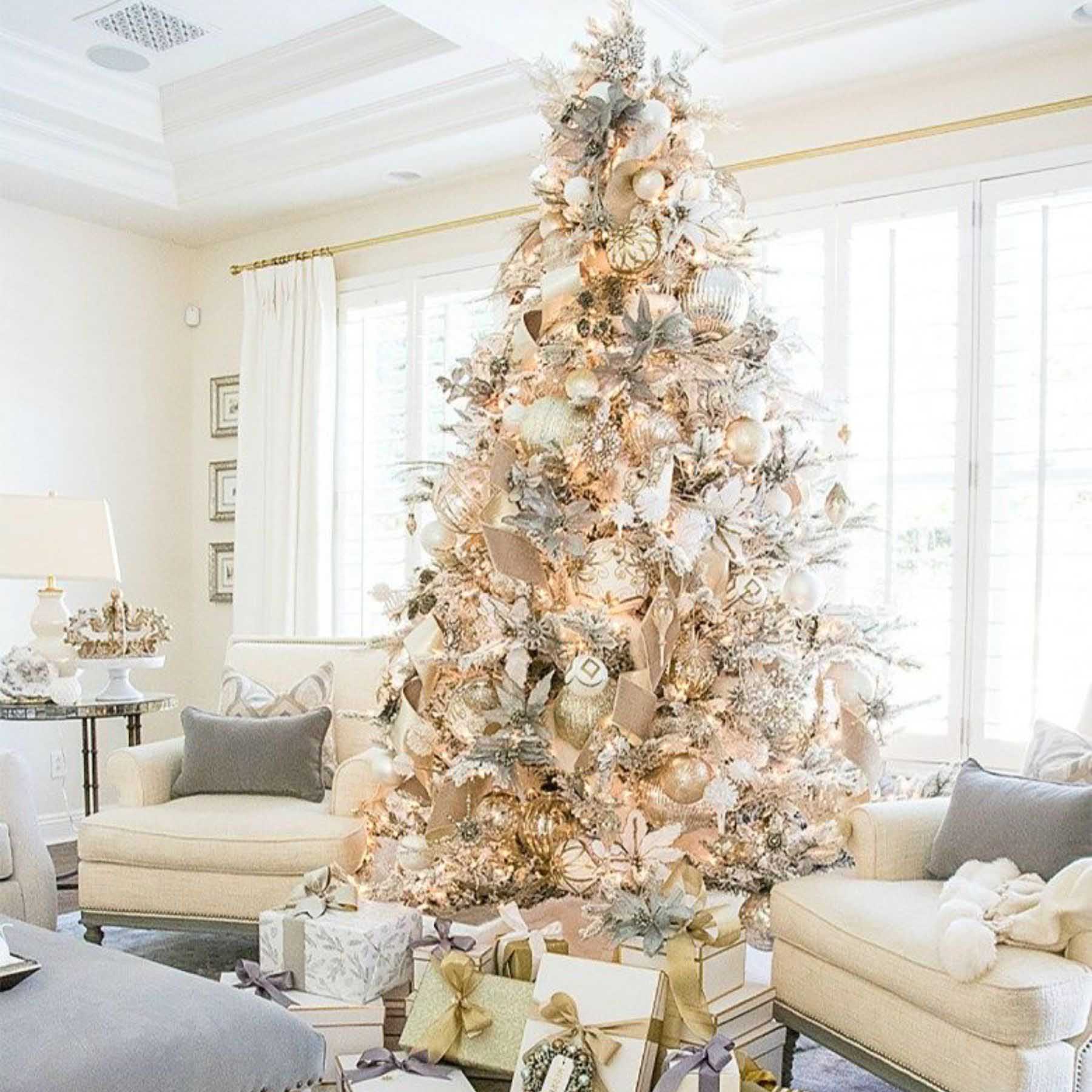 embrace the latest trend by giving your christmas tree a fresh new look