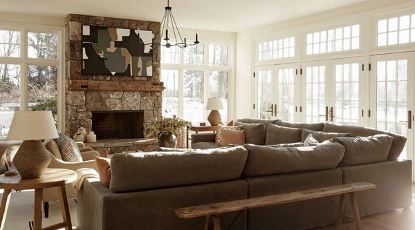 to bring comfort to your farmhouse, especially the living room, make a plan for it