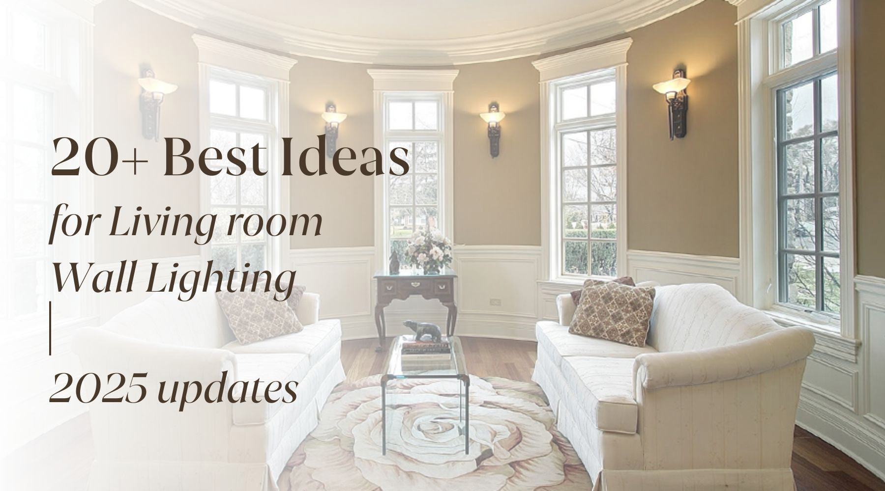 ideas for living room wall lighting
