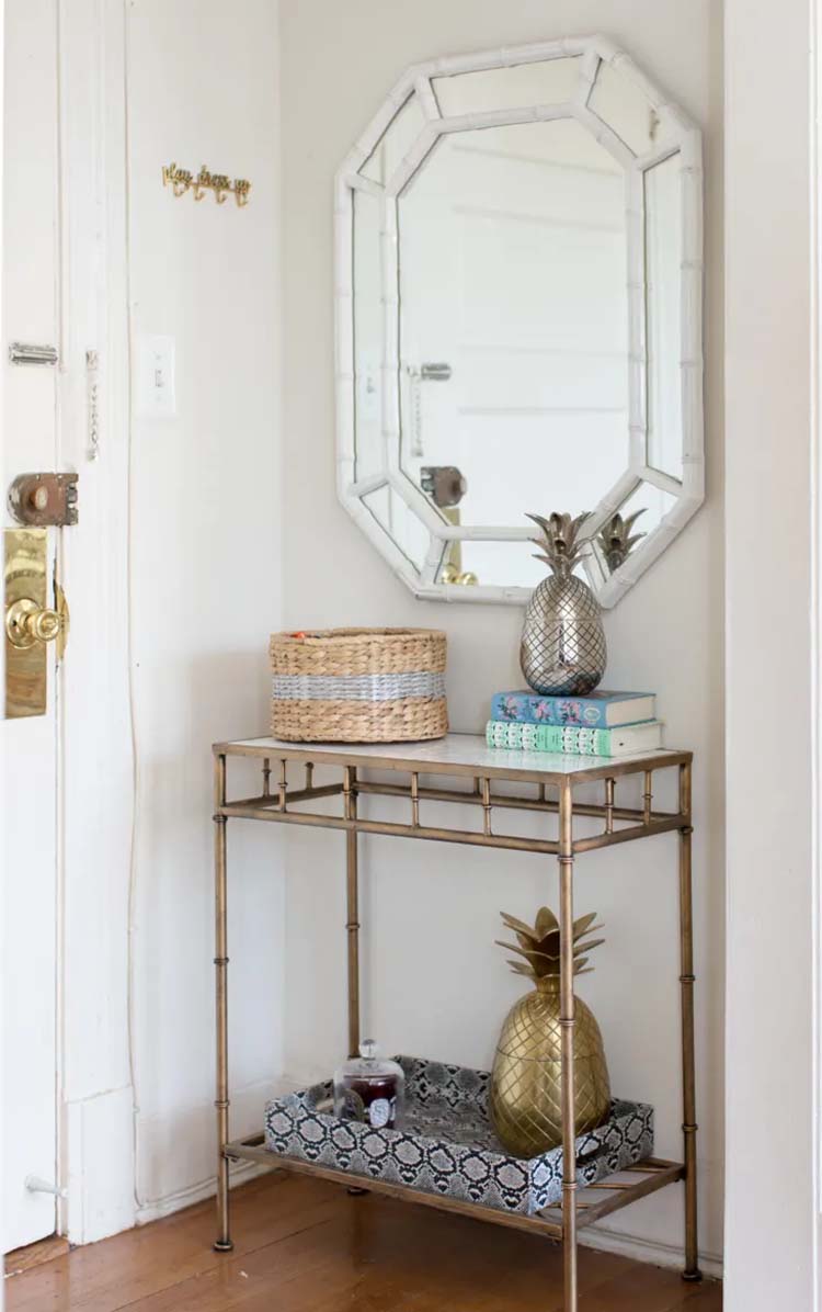 incorporate metallic accents or mirrors to boost light reflection