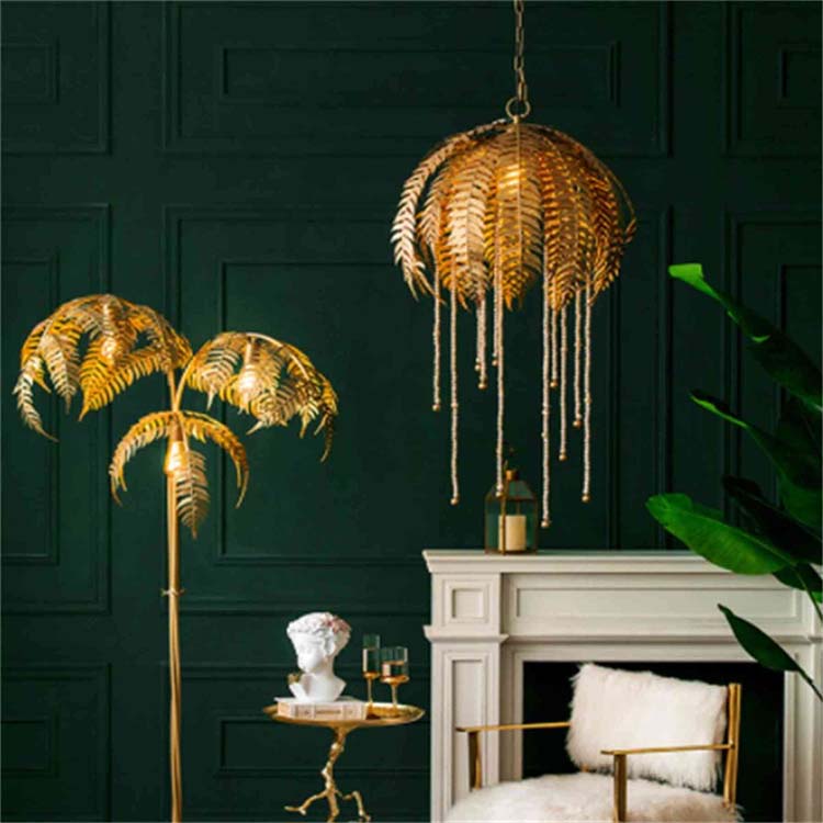 indulge in the ambiance of coastal bliss with the palm tree hanging light