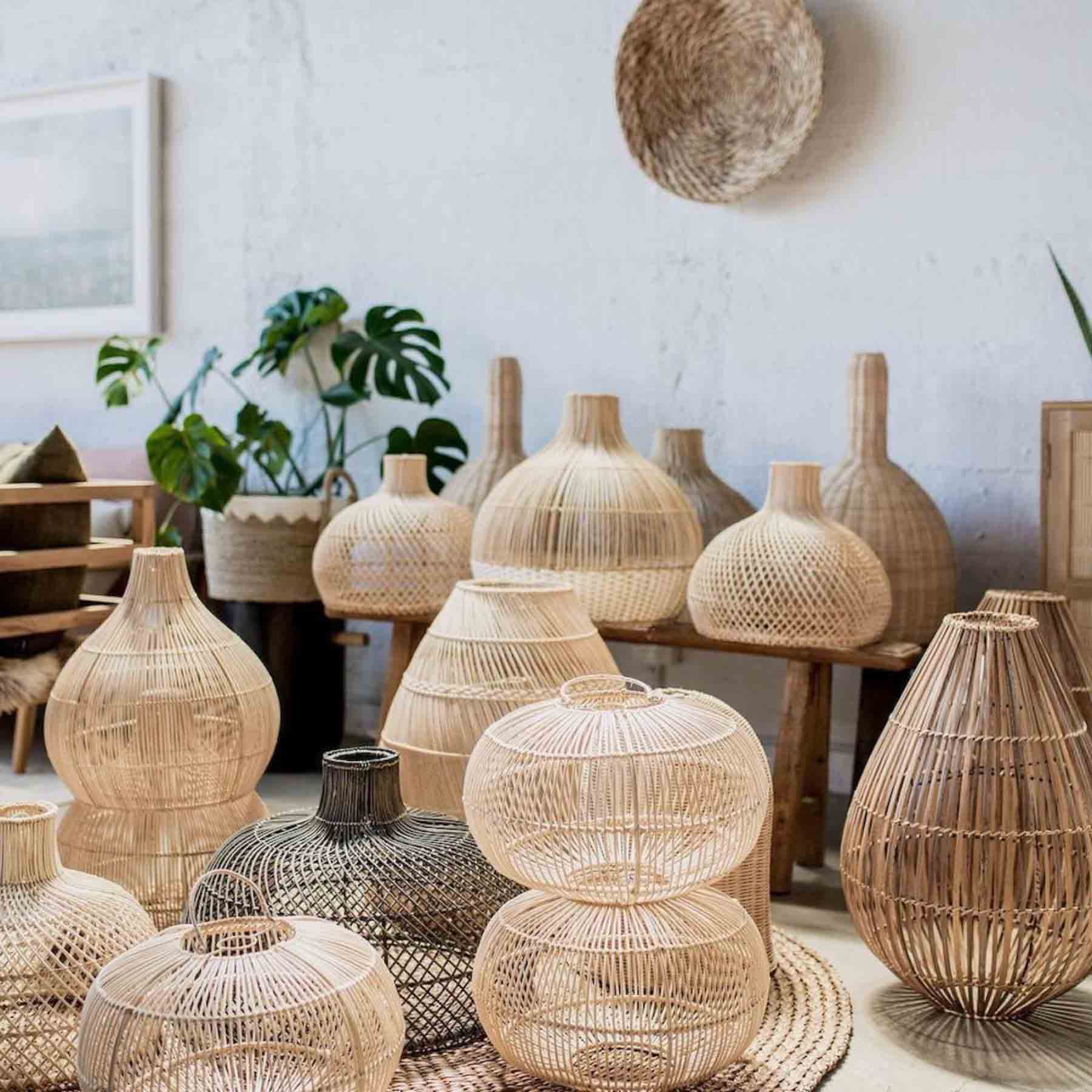 introducing biophilic elements like rattan pendants not only offers aesthetic appeal but also promotes healthy living spaces