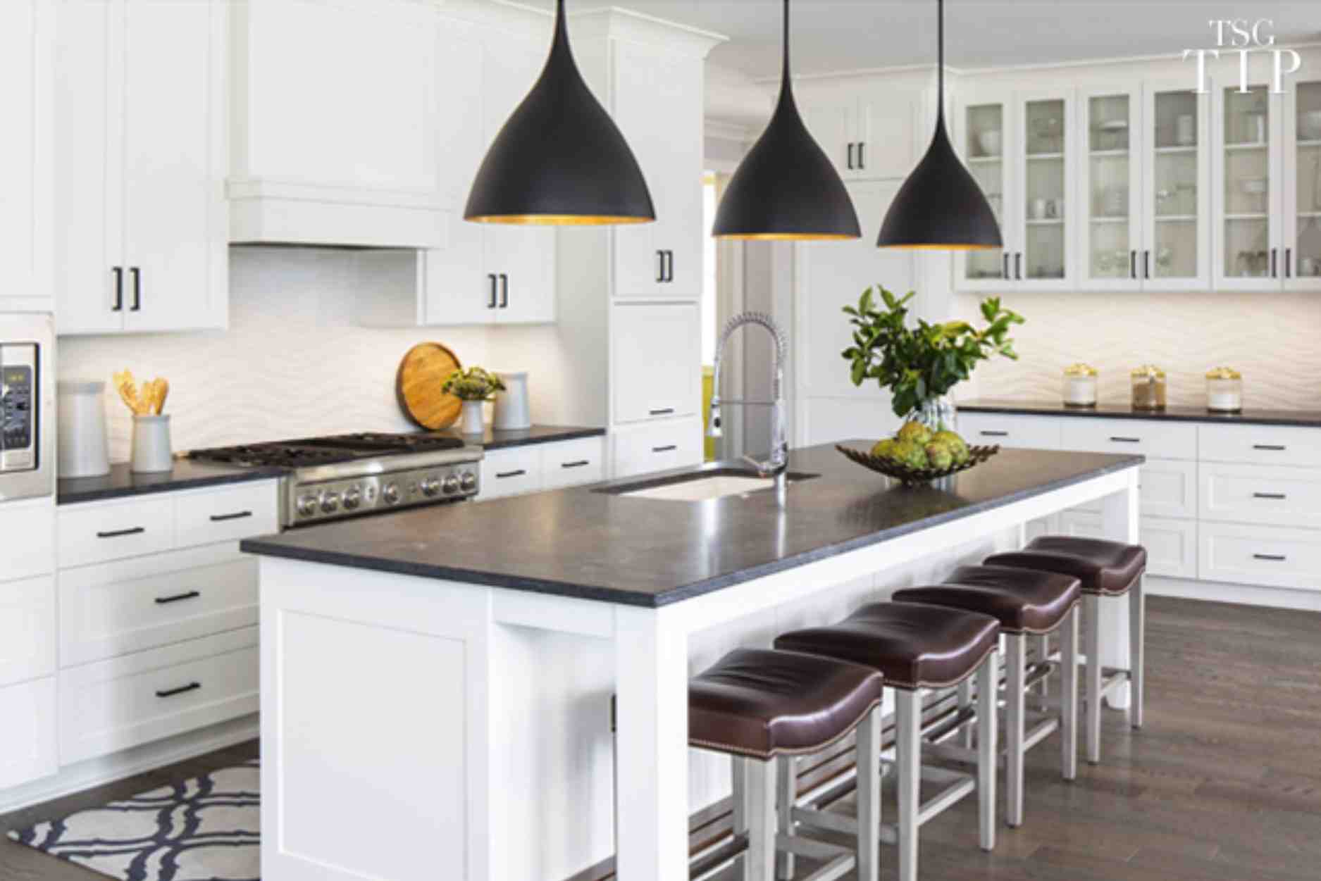 kitchen islands require task lighting for efficient cooking