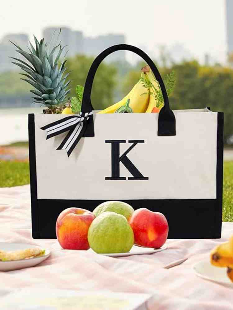 make a statement with a personalized bag featuring mom s initials marking it as uniquely hers