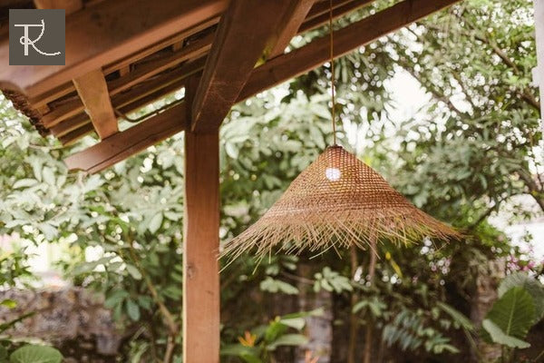 brings a forest vibe to your outdoor room