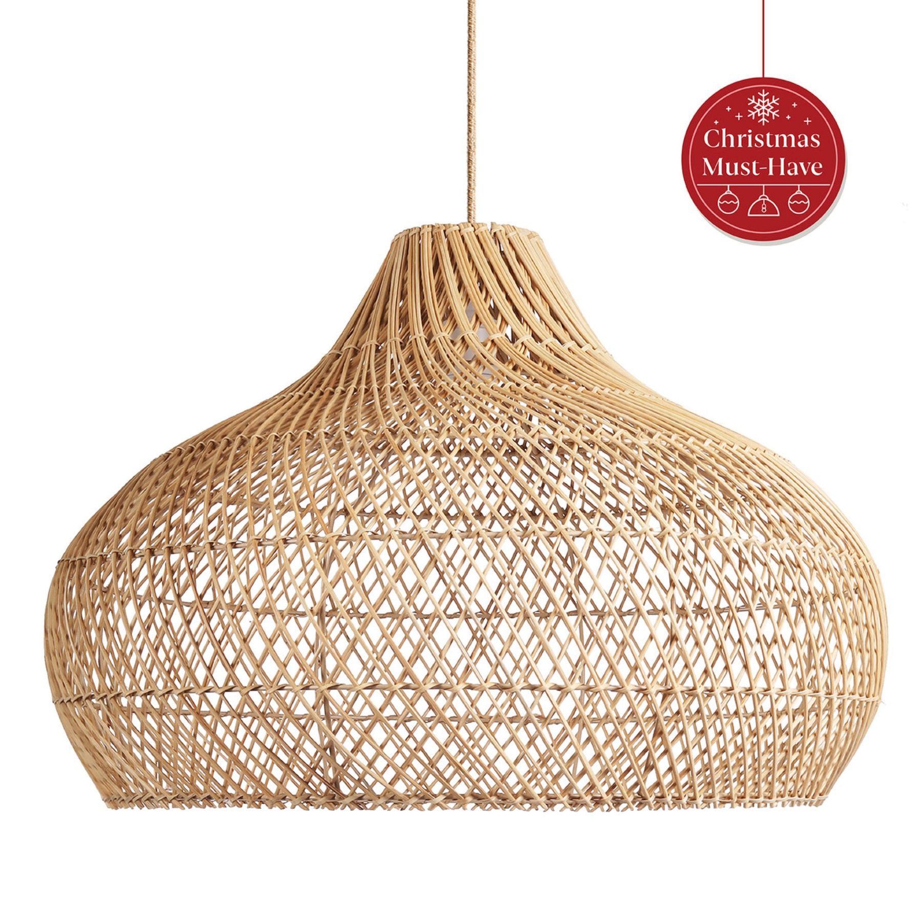 now you can get the kloe rattan pendant light for $124.60 after 30% off