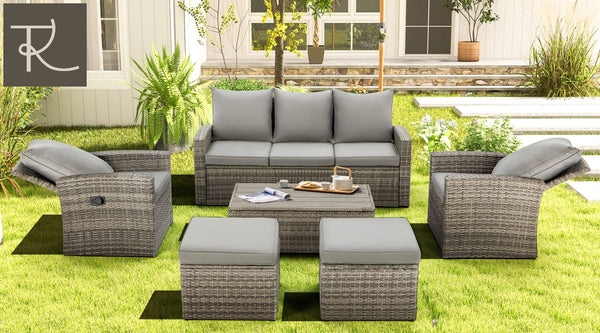 outdoor rattan furniture is durable and weather-resistant, lightweight and requires little maintenance