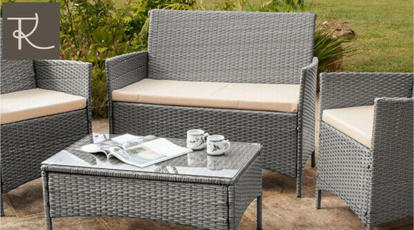 outdoor rattan furniture requires less maintenance than other materials
