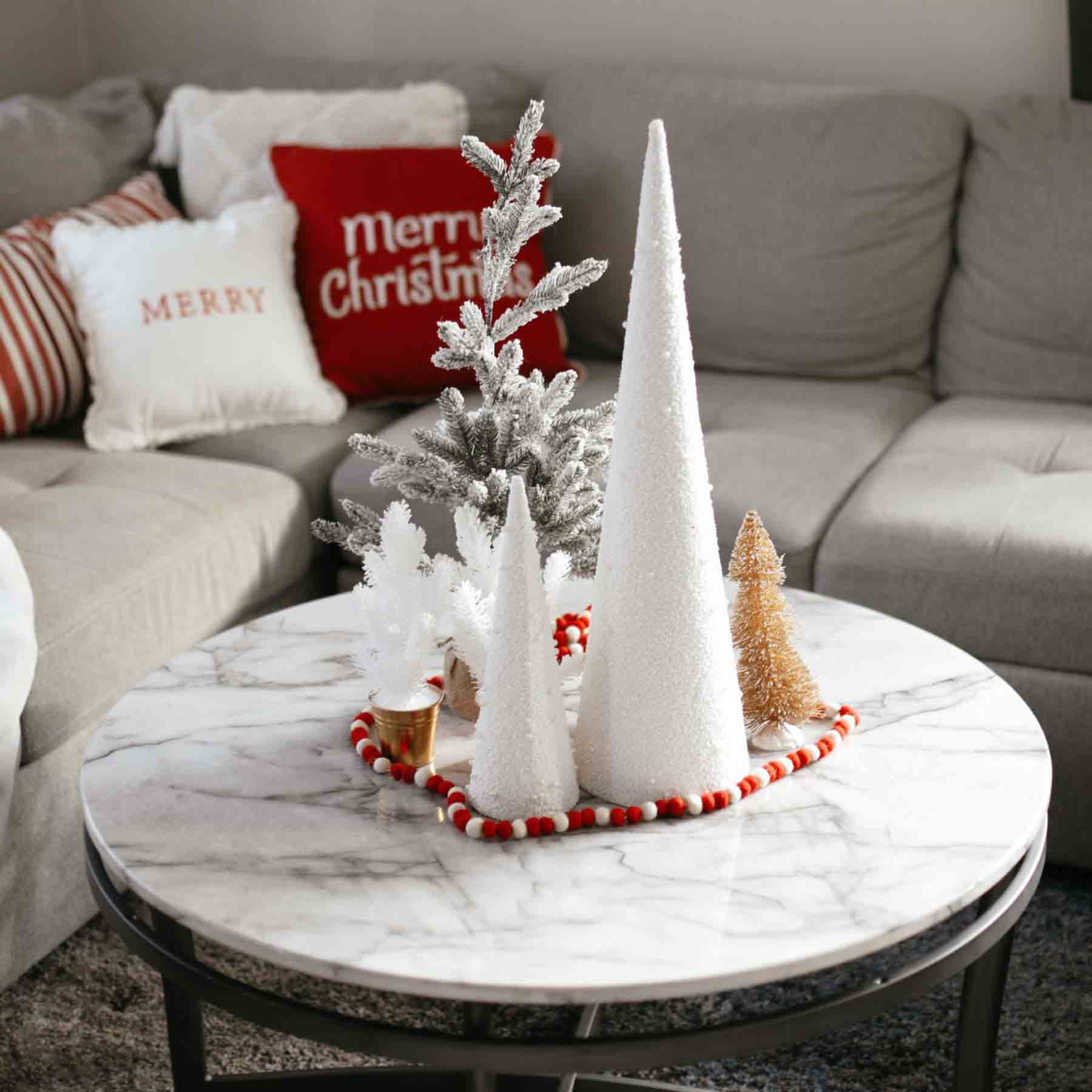refined white table addition for holiday season