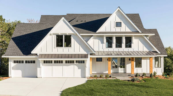 a popular color for farmhouse exteriors is sage green