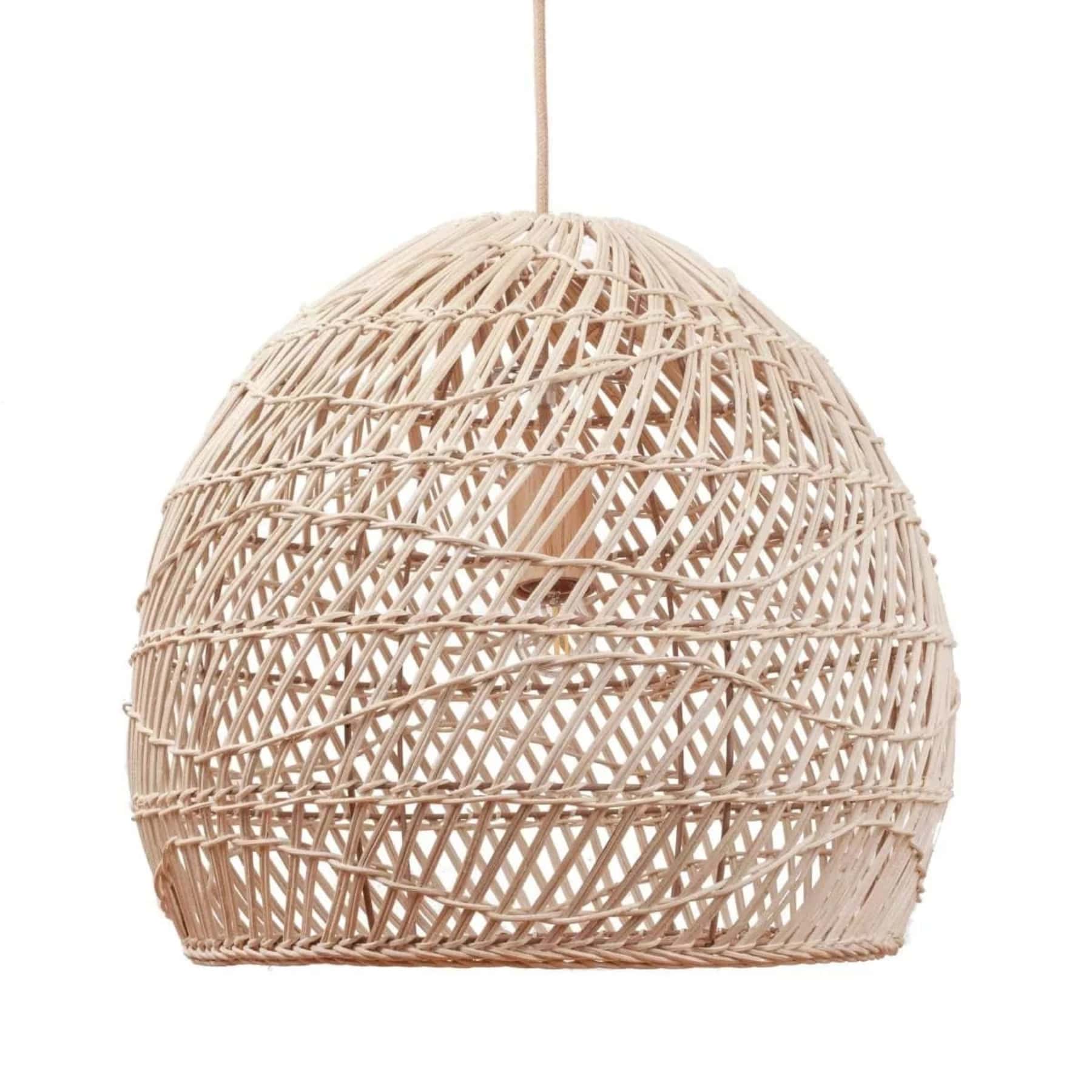 santana rattan pendant lamp adds charm to the living room dining room or bedroom