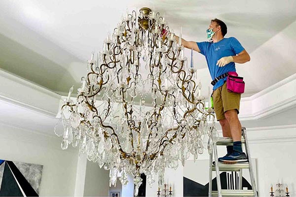 setting up a chandelier can be one of the most costly expenses