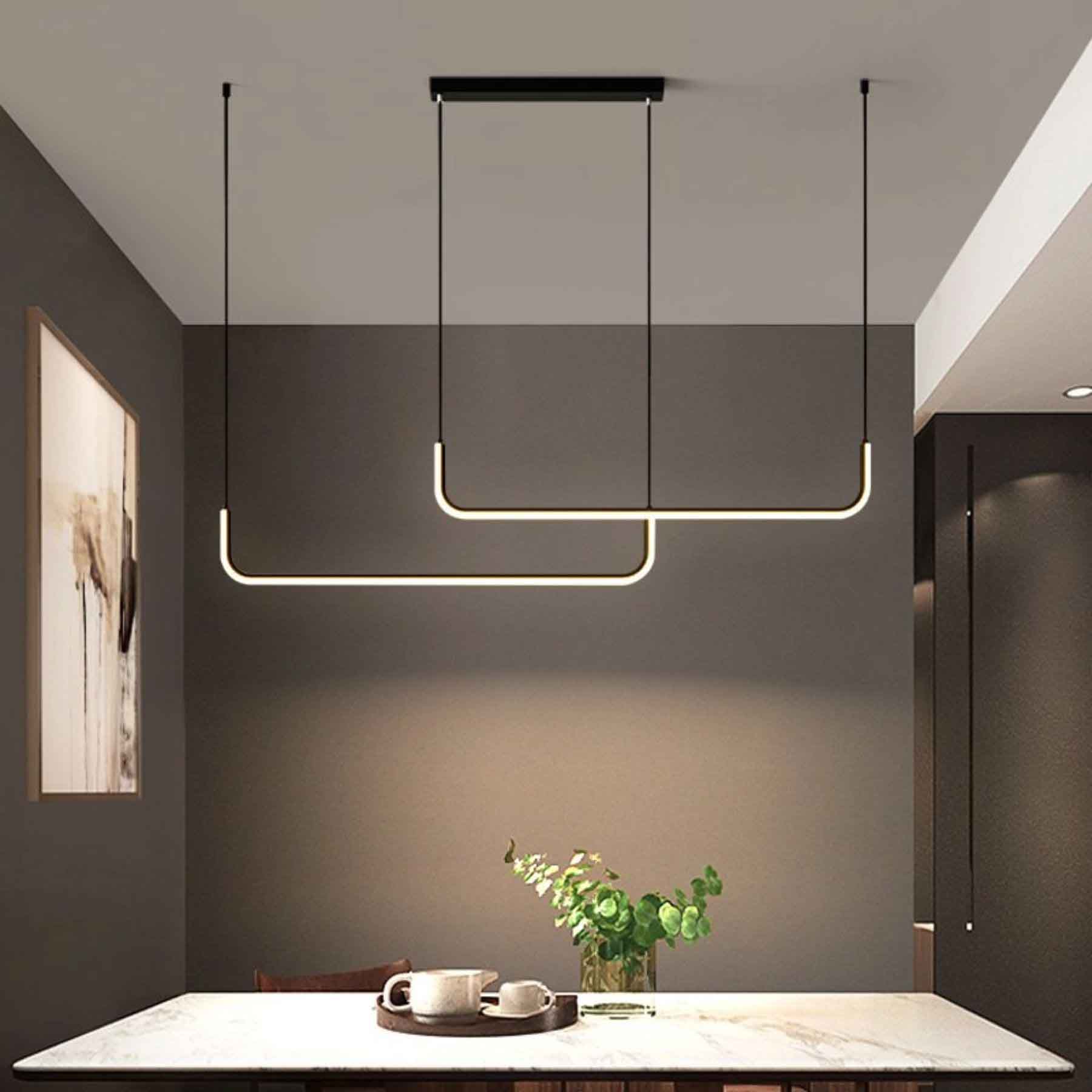 simplicity is the hallmark brought to your space by these lighting fixtures