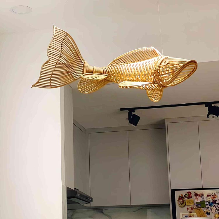 size matters ensure your fish pendant light complements your space
