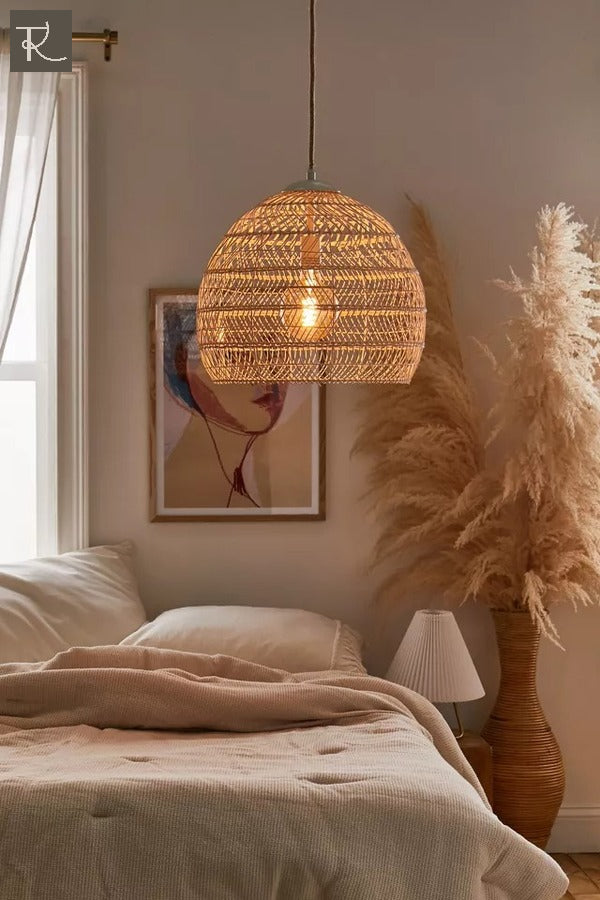 add warmth to the bedroom when used to small wicker