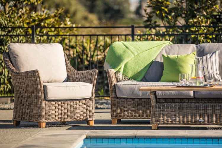 synthetic Wicker is made from materials such as synthetic resin or vinyl
