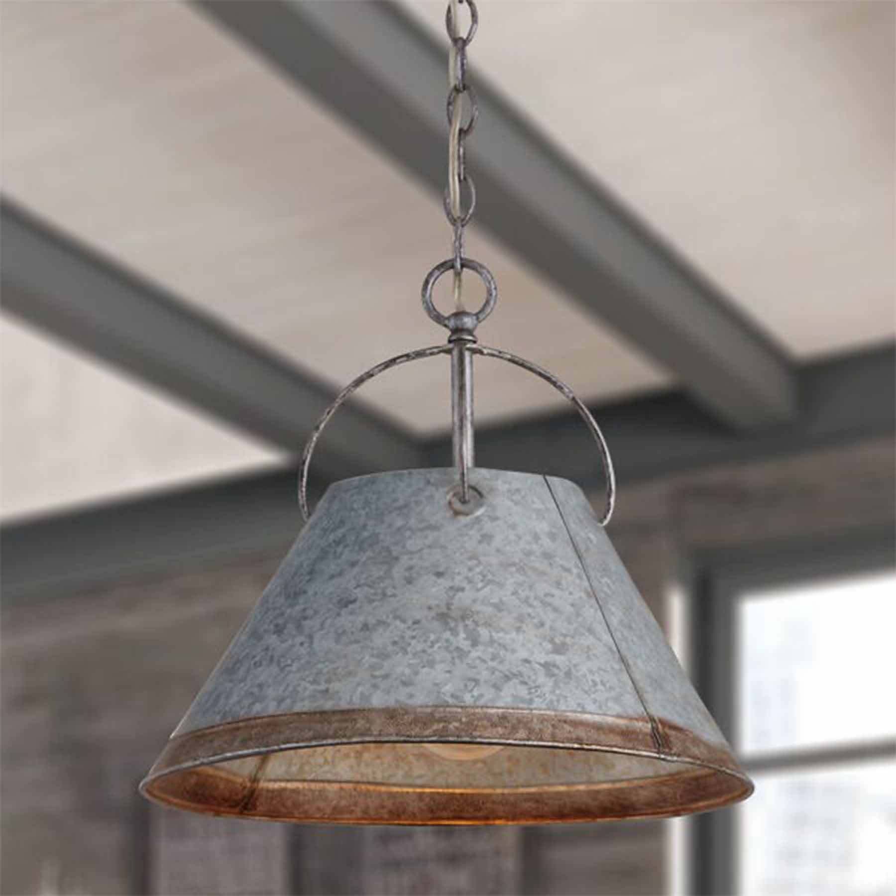 the galvanized metal cone shape is popular and highly appreciated for its uniqueness