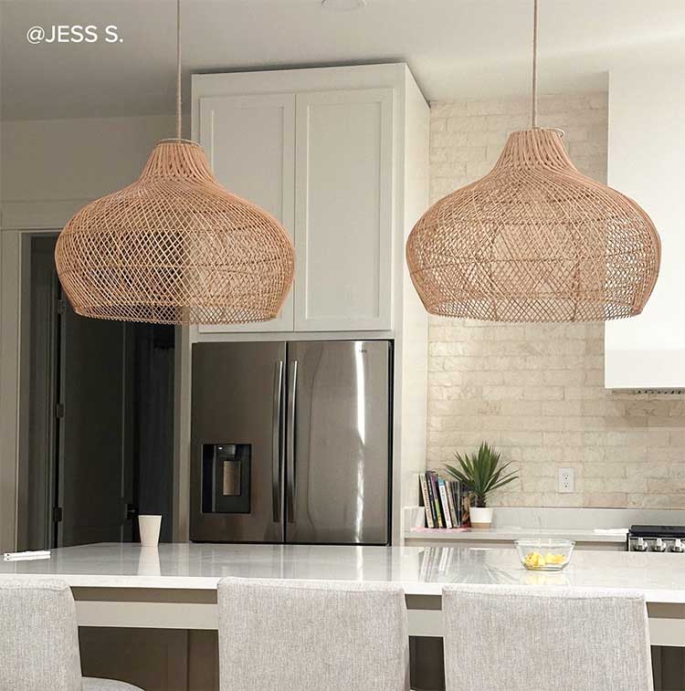 the kloe pendant light is a versatile option that complements all styles and mix and match approaches
