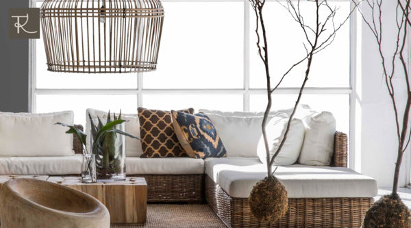 furniture made from rattan and bamboo will bring sophistication to any indoor space