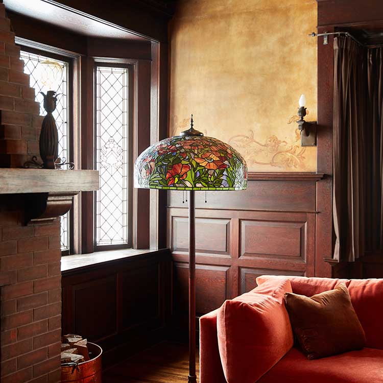 tiffany lamps continue to charm with vibrant colors and intricate patterns