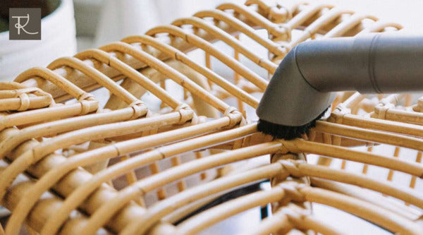 to remove dust from rattan furniture, you can use a vacuum cleaner