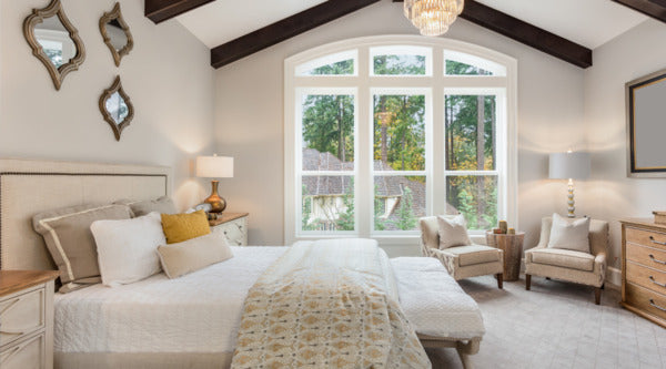applying exposed beams can enhance the appeal and interest of your bedroom