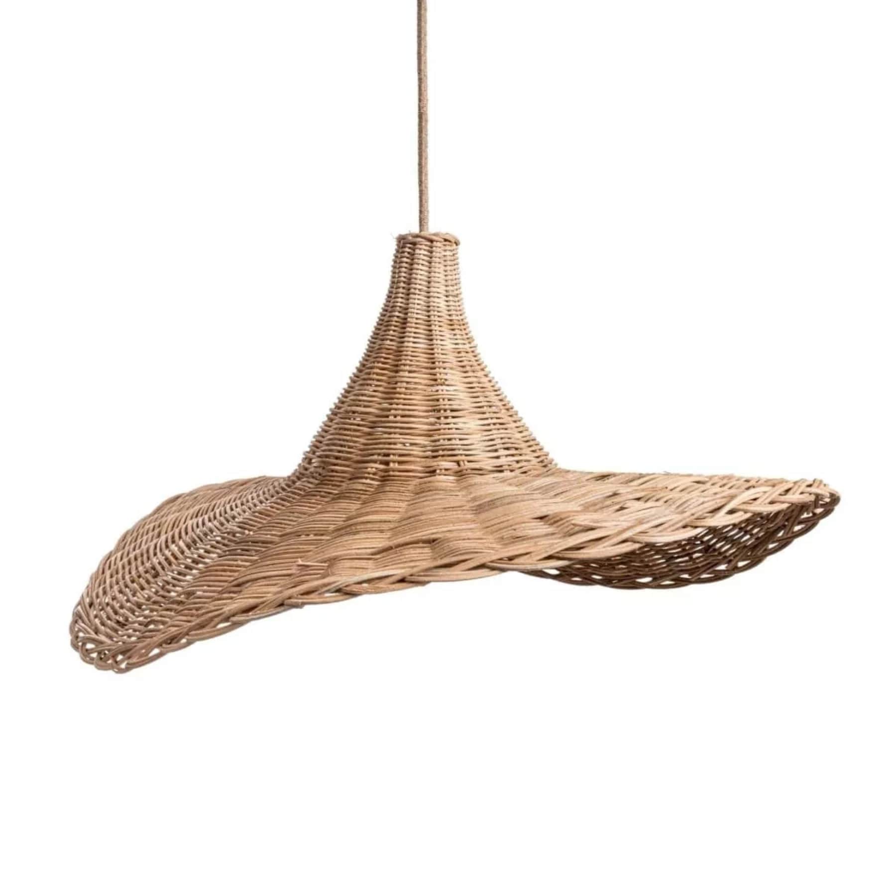 zen rattan pendant lights with lotus inspired shapes add warmth to your space
