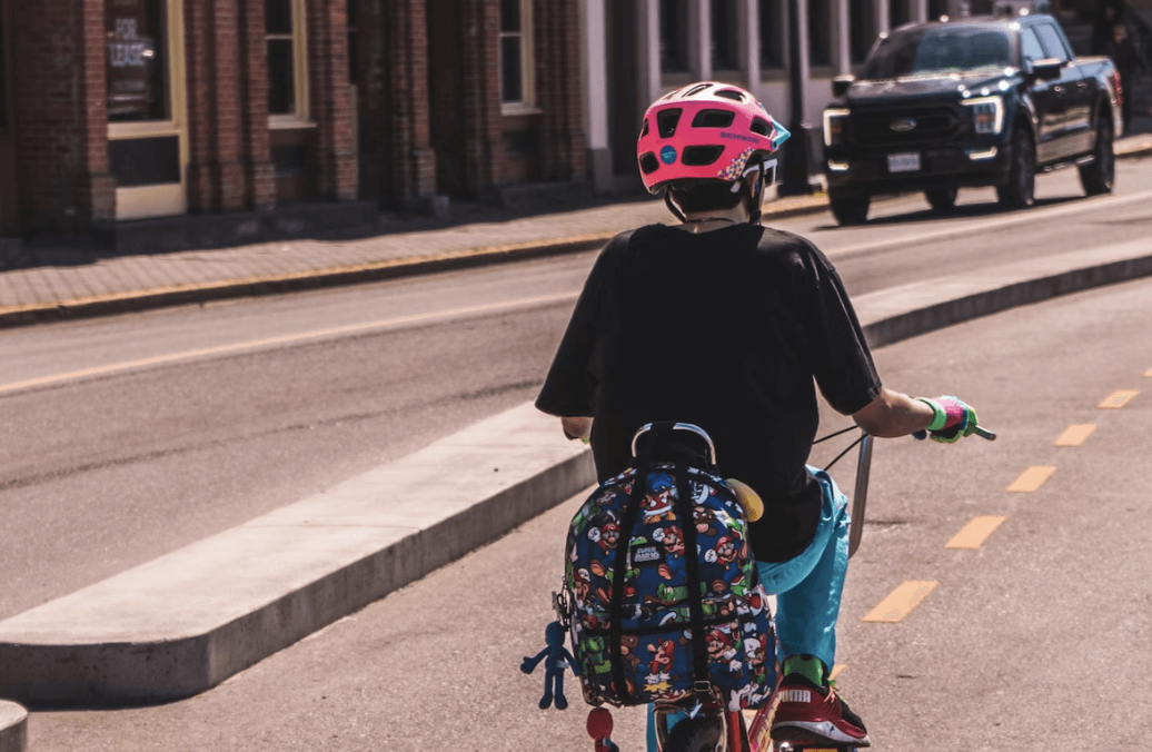 light bicycle helmet