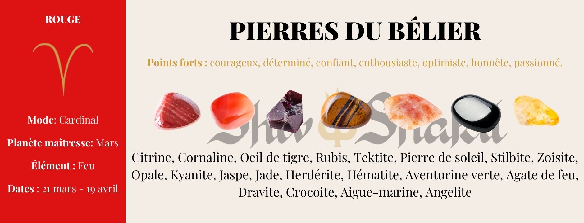 Les pierres du Bélier