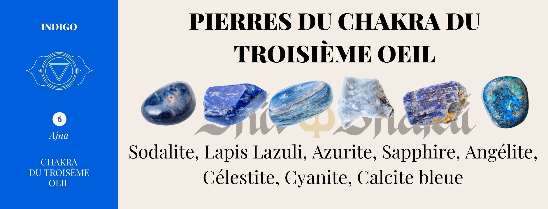  Pierres et cristaux du chakra du troisième œil