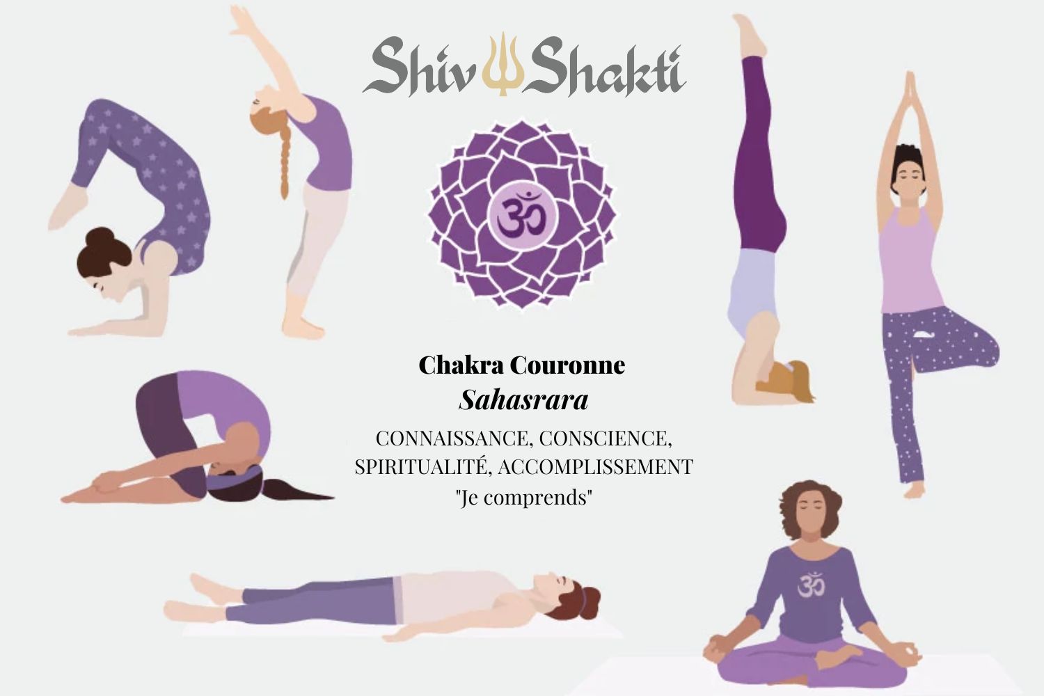 Yoga postures du chakra couronne