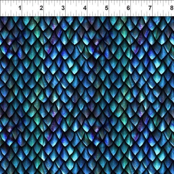 Dragon scales, blue, gallery 04