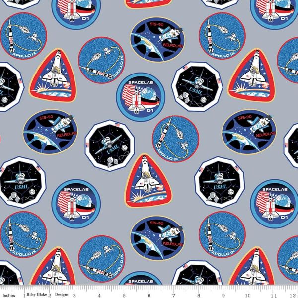 NASA shuttle-era mission patches, gallery 01