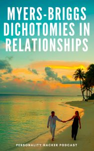 In this episode Joel and Antonia talk about the Myers-Briggs dichotomies and how they play a role in romantic relationships. #myersbriggs #MBTI #relationships