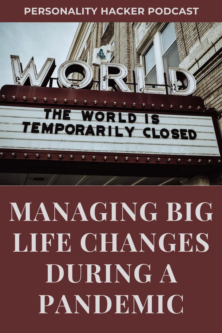 In this episode Joel and Antonia talk about how we can manage life changes during a disruptive event like the current global pandemic. #coronavirus #covid19 #pandemic