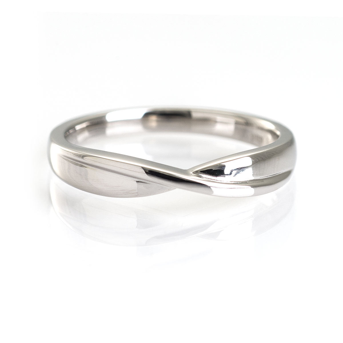 Platinum Twist Wedding Ring | Mitchel & Co