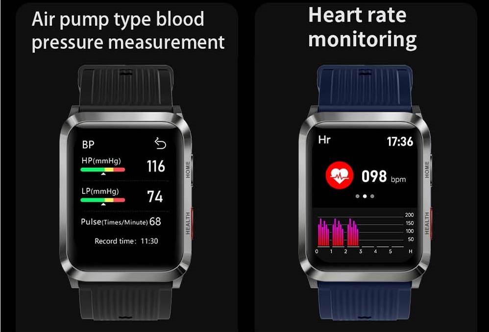 3.Pay attention to heart health 4.Respiration rate monitor 5. Blood oxygen,sleep body temperature respiration monitor 6. Comprehensive health monitoring function.