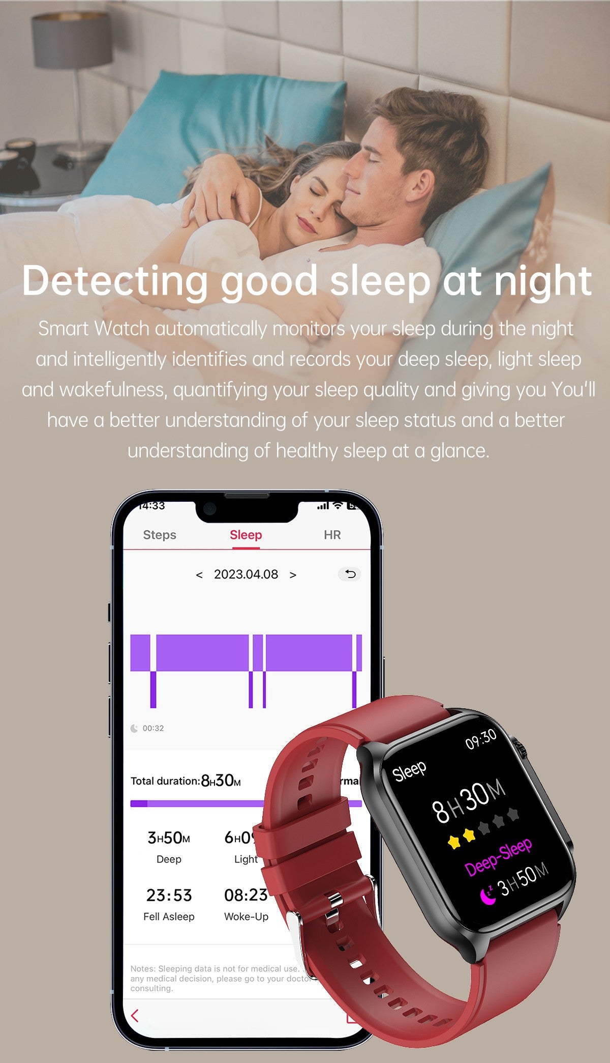 smart watch sleep tracking app